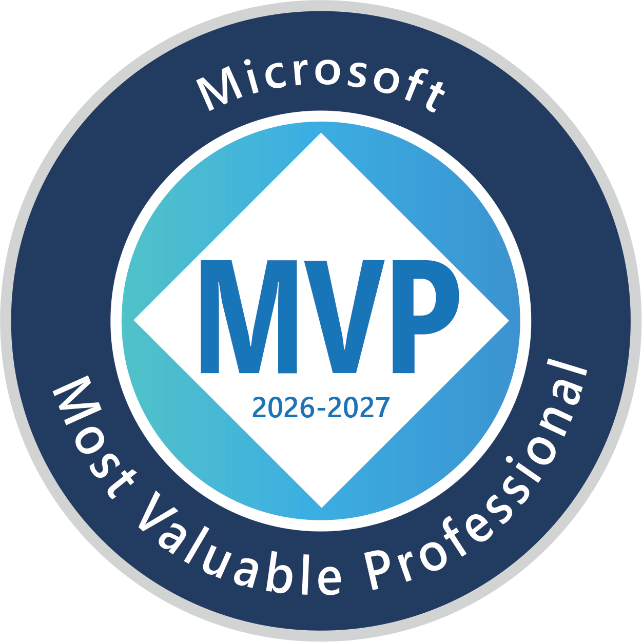 Microsoft Most Valuable Professional badge 2026-2027